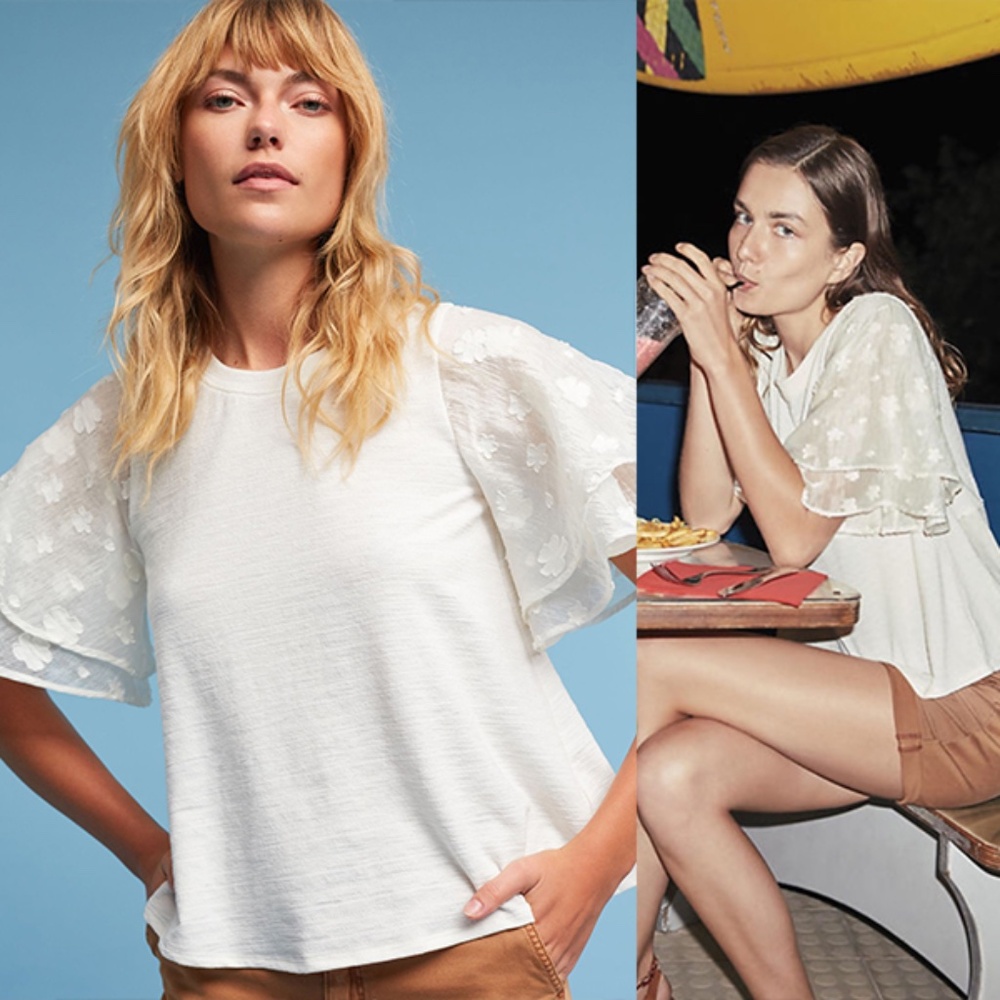 Anthropologie Vernal Top